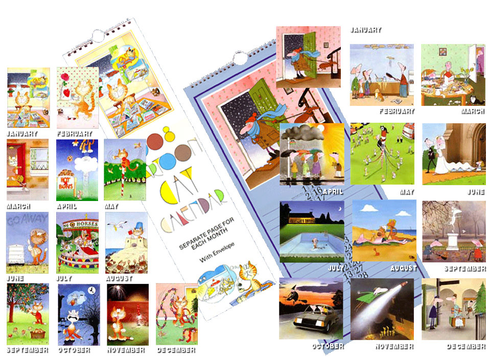 Pictures of Pip's Calendar Artwork